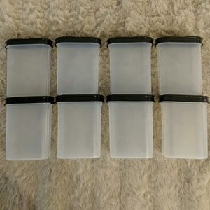 8 Tupperware Large Spice Shakers, New